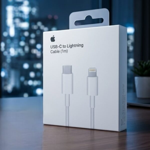 Apple Original USB-C to Lightning Cable (1m) – Official Fast Charging & High-Speed Data Sync Cord