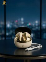 SH-NAZ NAZ-01 True Wireless Earbuds with ANC/ENC – TWS Bluetooth Earphones with 120h Standby & Game Mode - Image 3
