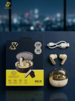 SH-NAZ NAZ-01 True Wireless Earbuds with ANC/ENC – TWS Bluetooth Earphones with 120h Standby & Game Mode