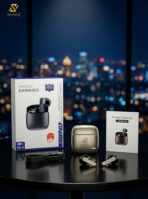 SH-NAZ X27 Pro Zinc Alloy Wireless Earbuds – TWS Bluetooth 5.4 Earphones with Premium Metallic Charging Case