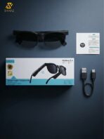SH-NAZ GS8 Pro Ai Smart Audio Sunglasses – Wireless 5.4 Bluetooth Open-Ear Headphones & UV Protection Eyewear