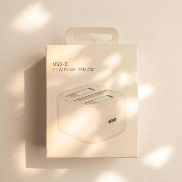 Apple Original 20W USB-C Power Adapter – Official Type-C Fast Charging Wall Brick