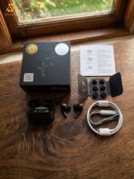 Apple AirPods Pro 2 - Smart Screen Wireless Earbuds with ANC/ENC – Touch Control TWS Earphones with LED Display Charging Case - Image 2