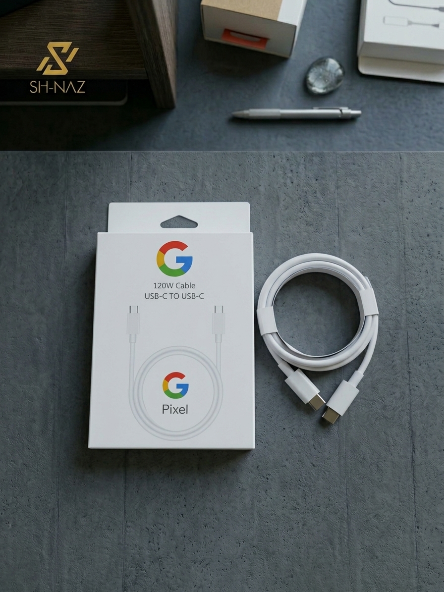 image_560df3de Google Pixel Original USB-C to USB-C Cable – Official 120W Ultra-Fast Charging & Rapid Data Sync Cord - Image 1